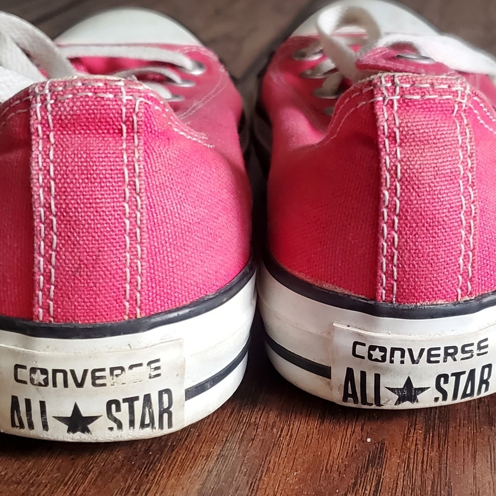 Converse All Star Low Top Pink and White Sneakers